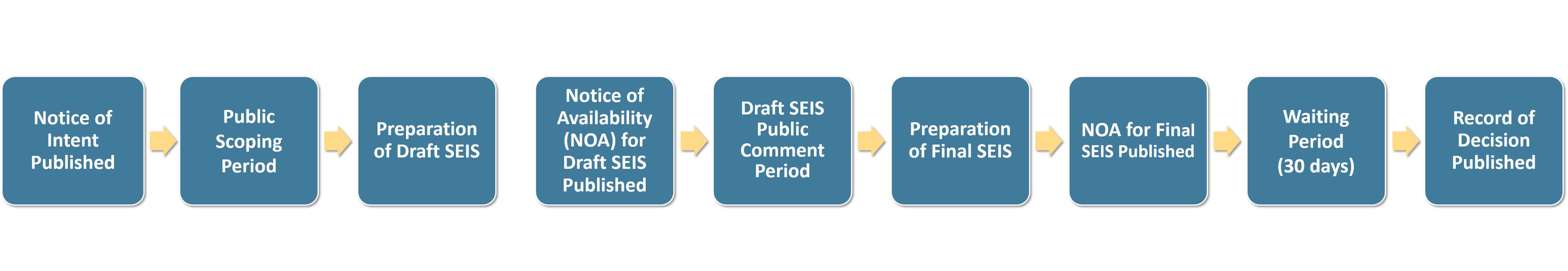 SEIS process timeline